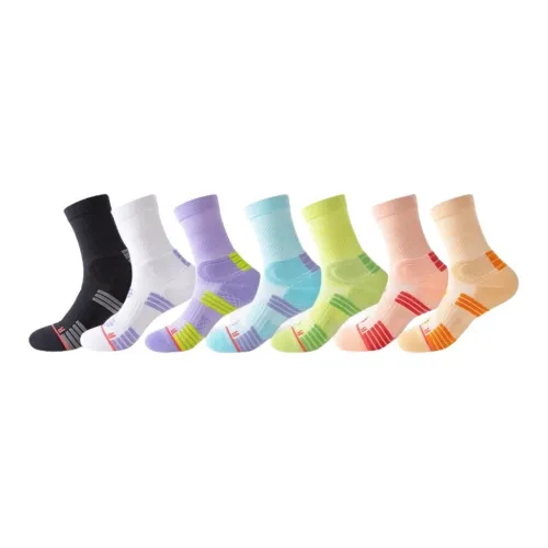 Gentle Welcome Basketball Socks Women's 7 Pack