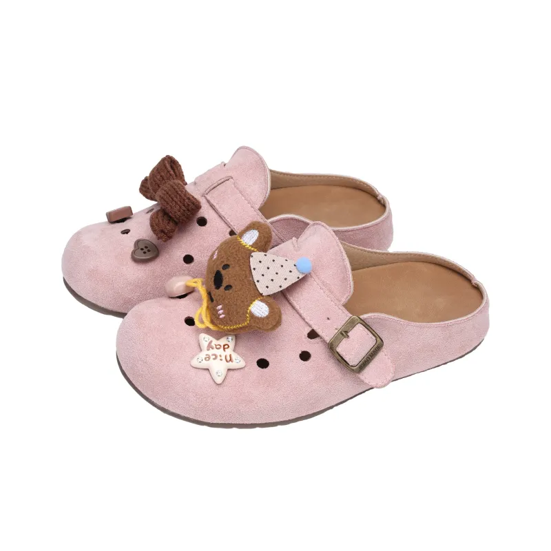 XMISTUO Quiet Abrasion Resistant Slip Resistant Closed Toe Slippers Women's-16