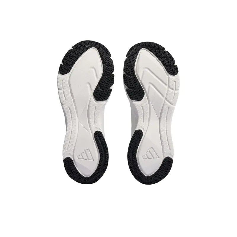 Adidas Anti Slip Wear Resistant Low Top Running Shoes Unisex Black White-4