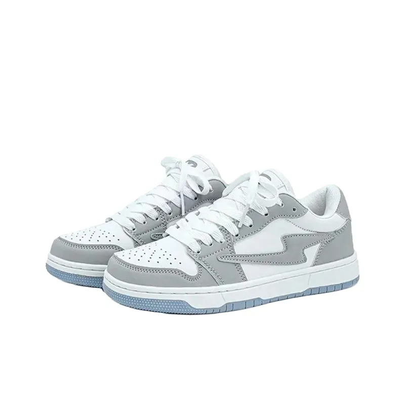 ALI THE FOX Slip Resistant, Abrasion Resistant, Balance, Lightweight, Breathable Low Top Skateboard Shoes Unisex-12