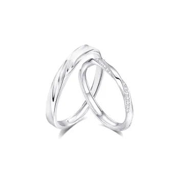 KUMET Sterling Silver Rings Unisex