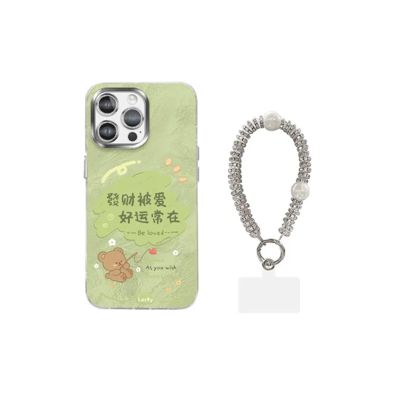 XUANCAISHI JT304 Prosperity Love Phone Cases Compatibility With Apple 16/16e/15/14/13/12 Models.-4