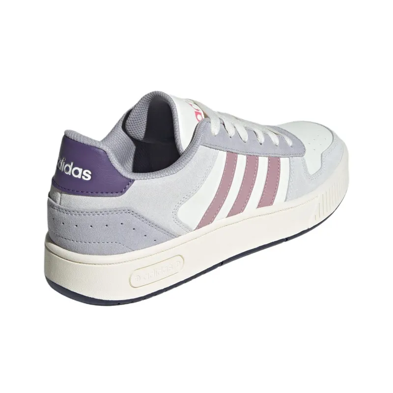 Adidas Neo D PAD Anti Slip Wear Resistant Low Top Skateboard Shoes Unisex White Gray-3