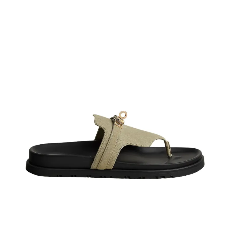 HERMES Empire Flip Flops Women's Green-1