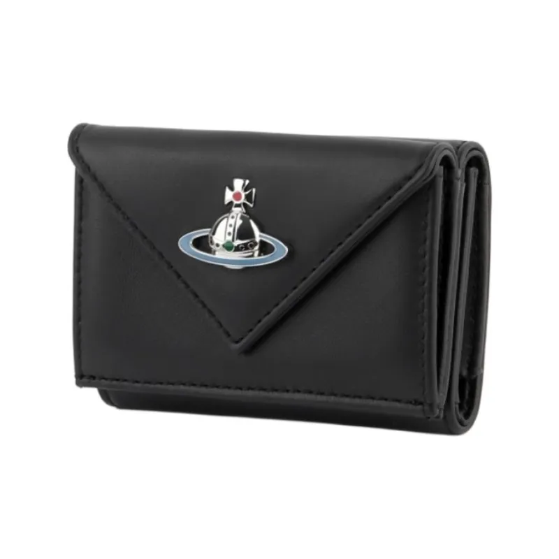 Vivienne Westwood Sheepskin Wallet Unisex Black-1