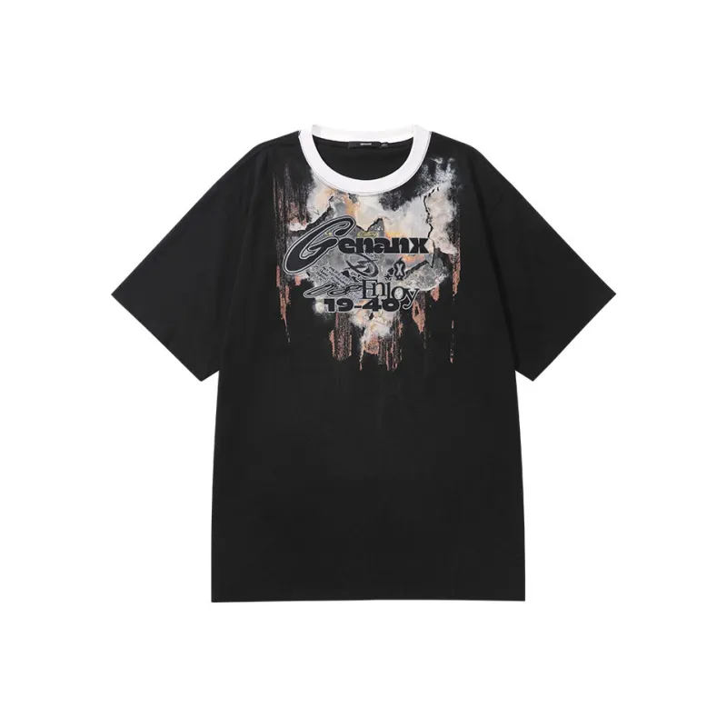 GENANX T Shirts Unisex Black-0