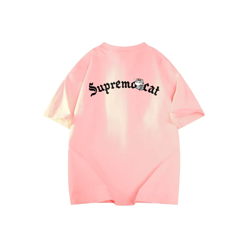 Supremo Cat T Shirts Unisex-4
