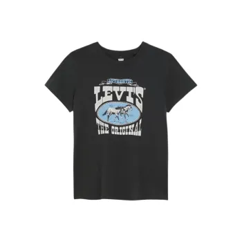 Levis T Shirts Women's Gray
