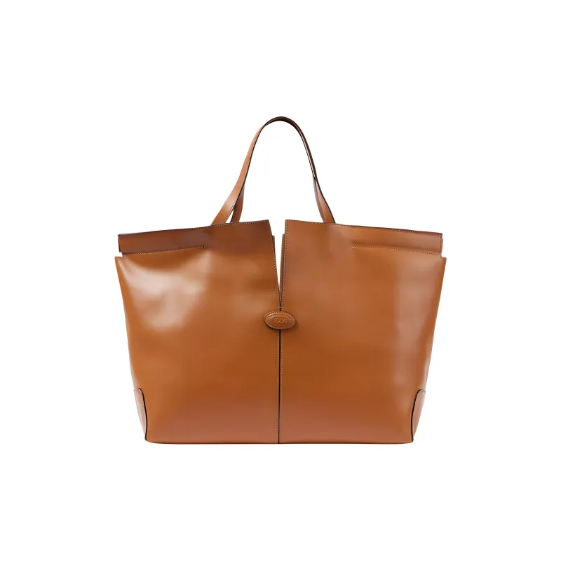 TOD'S Cow Leather Handbag Women's Brown-0