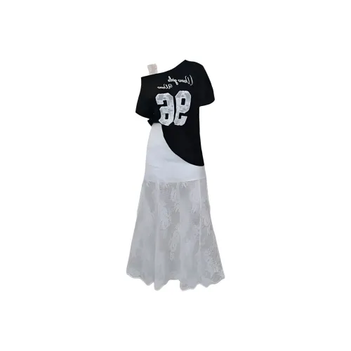 MDEHT Two Piece Skirt Sets Women's