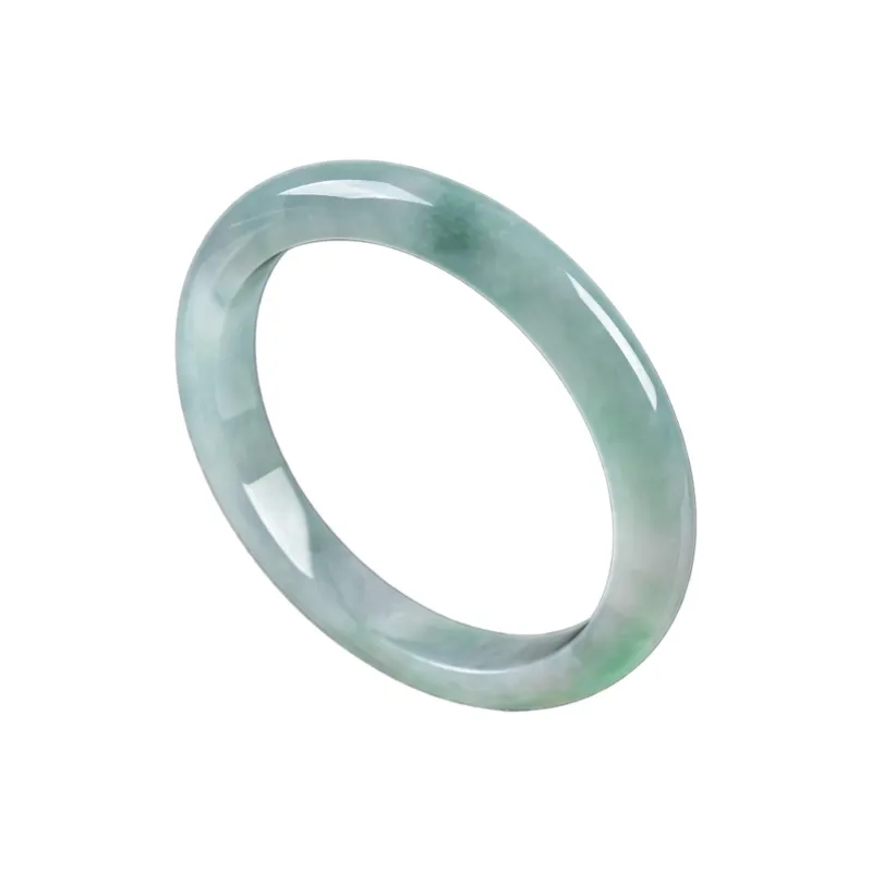 YUANLINYU Ice Glutinous Jadeite Bangles Women's-0