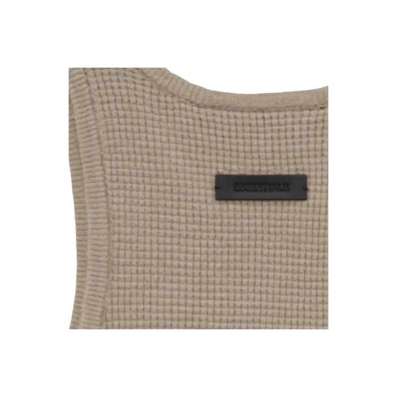 Fear Of God Essentials Women's Waffle Sport Tank Desert Sand-2