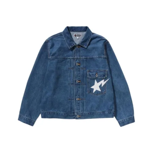 A BATHING APE Jackets & Coats Men's Blue