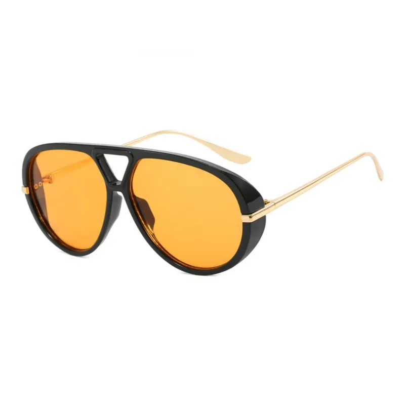 SOMAN PC Metal Aviator Sunglasses Unisex-7