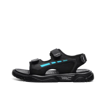 BBMTR Beach Sandals Men Black Blue/Black Gray
