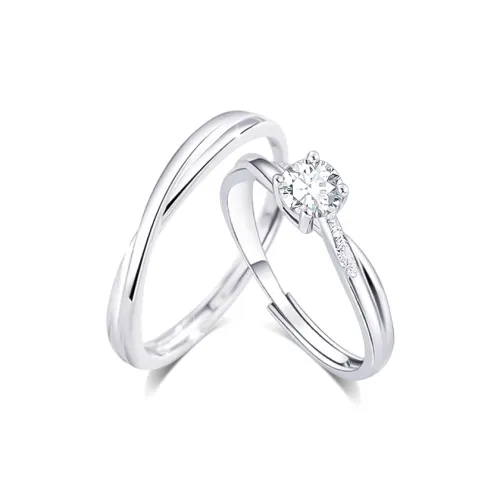 KUMET Sterling Silver Rings Unisex