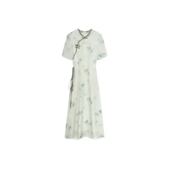 XIAOJUCHUANLI Short Sleeved Dress Women's