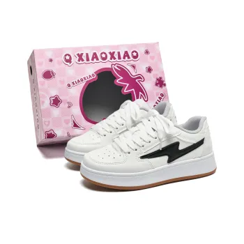 Circle Small Height Increasing Balance Abrasion Resistant Lightweight Slip Resistant Low Top Skateboard Shoes Women's