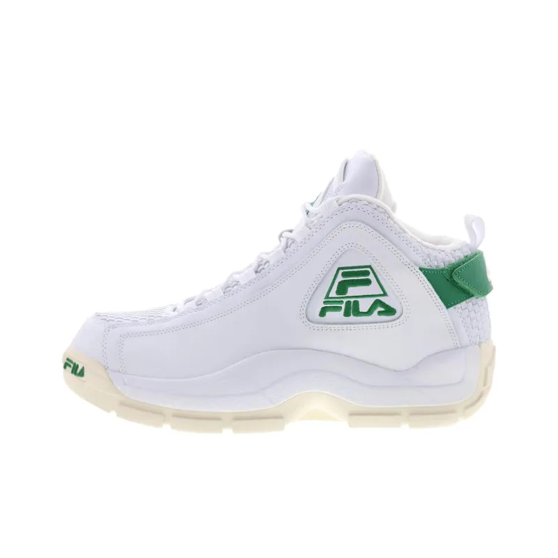 FILA Grant Hill 2 Anti Slip Wear Resistant Low Top Casual Shoes Men's White Green-0
