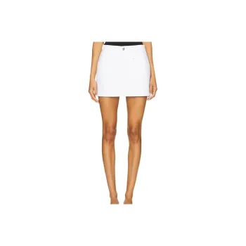 PAIGE Casual Short Skirts Women's White