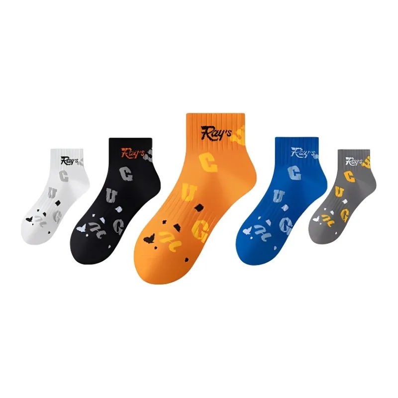 ROBINHOOD Mid Calf Socks Men's 5 Pack-6