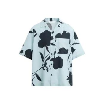 ZARA Shirts Men Sky Blue
