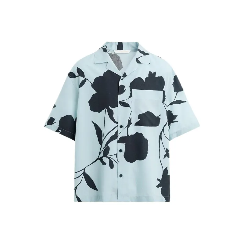 ZARA Shirts Men Sky Blue-0