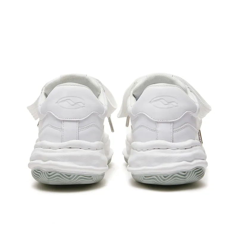 MASONONCE Low Top Skateboard Shoes Unisex White-3