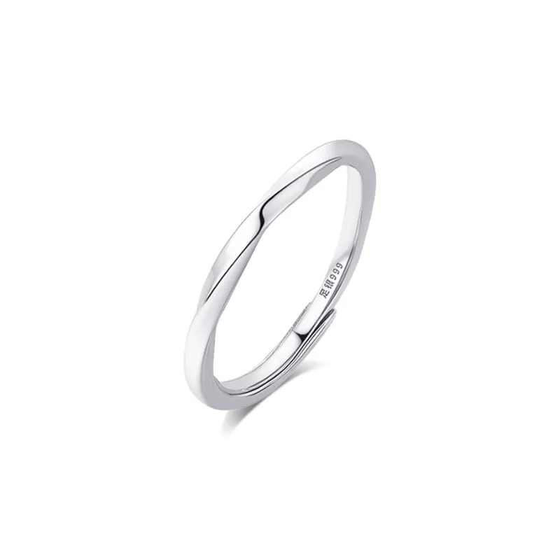 KUMET Sterling Silver Rings Unisex-5