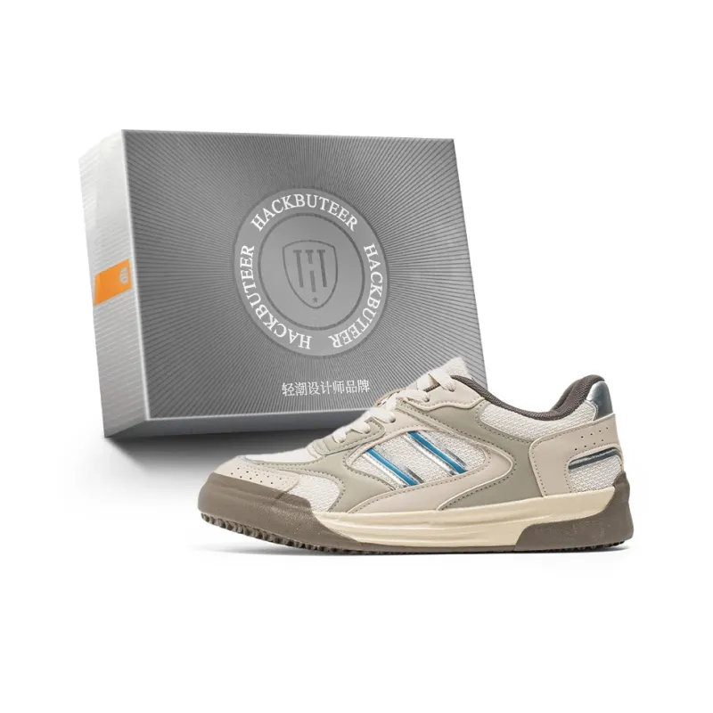 HACKBUTEER Low Top Skateboard Shoes Men's Box Included-5