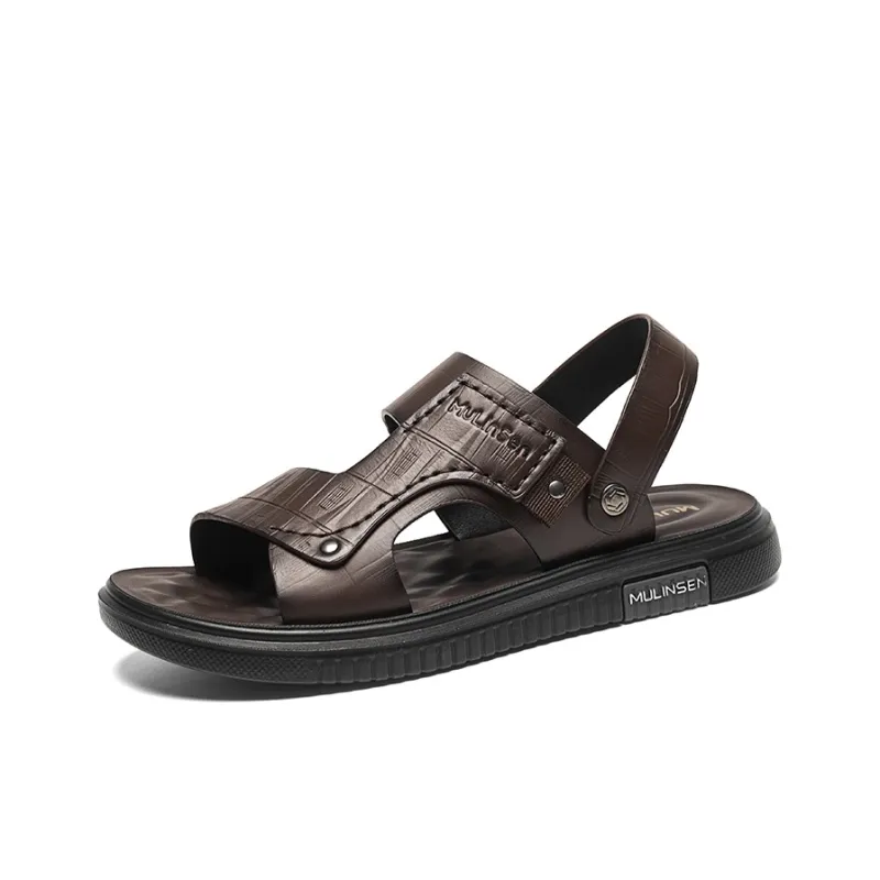 Mulinsen Beach Sandals Men Black-8