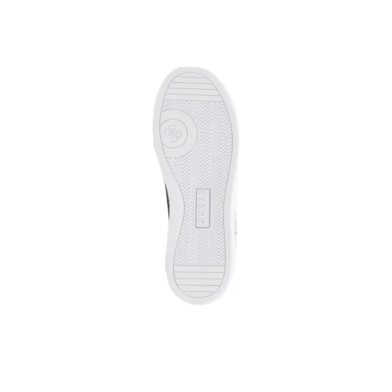GUESS Abrasion Resistant Low Top Skateboard Shoes Women's White Pink-3