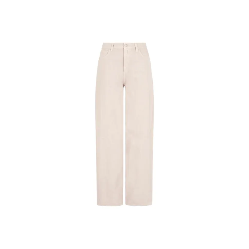 EMPORIO ARMANI Asv J3F Garment dyed Lyocell And Linen Jeans With A Balloon Hem-0