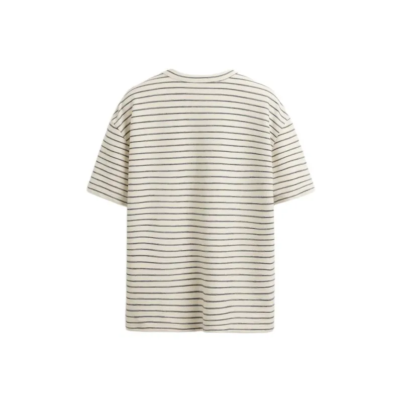 ZARA T Shirts Men Nude/Sea Blue-1