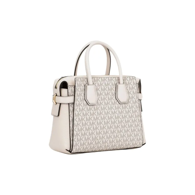 MICHAEL KORS Canvas Shoulder Bag, Crossbody Bag, Handbag Trumpets Women's Cream-1