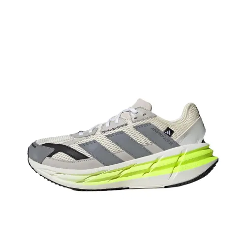 Adidas ADISTAR 3 Anti Slip Wear yellow Low Top Running Shoes Men's White Gray