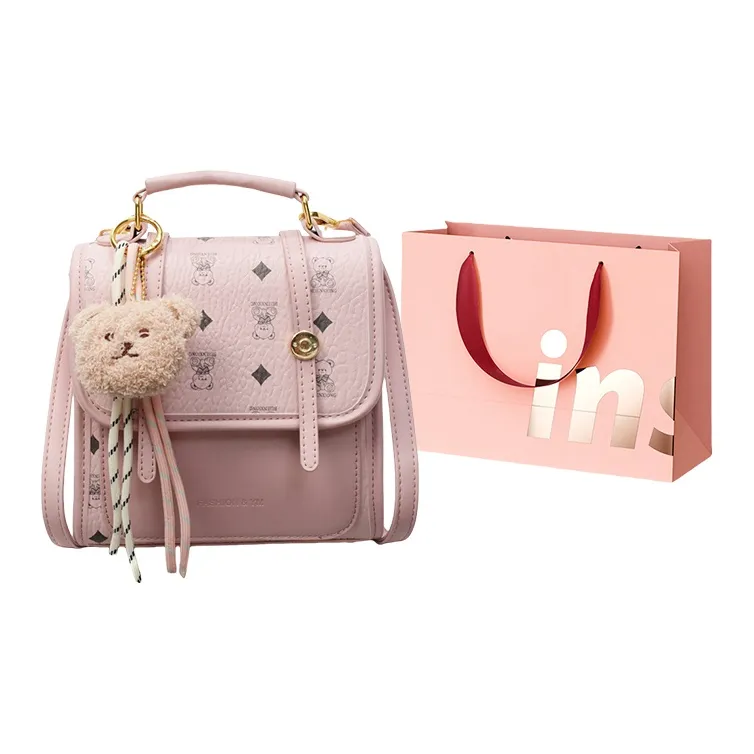 WHEELY BABY+ PU Backpack Women's Multicolor-8
