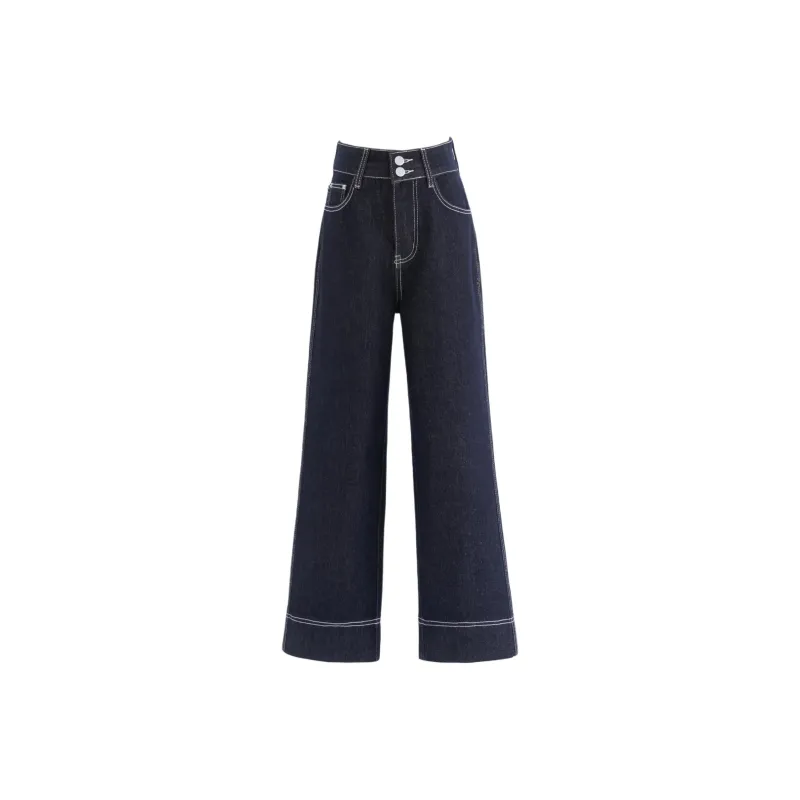 Weixi Jeans Women's Dark Blue-0