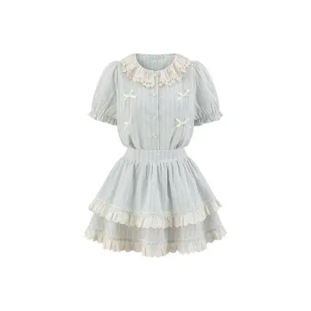 7 SEVFUN Two Piece Skirt Sets Women's