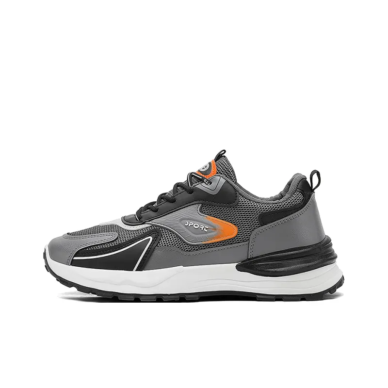 Yi Jiabao Slip Resistant And Breathable Low Top Chunky Sneakers Men's-2