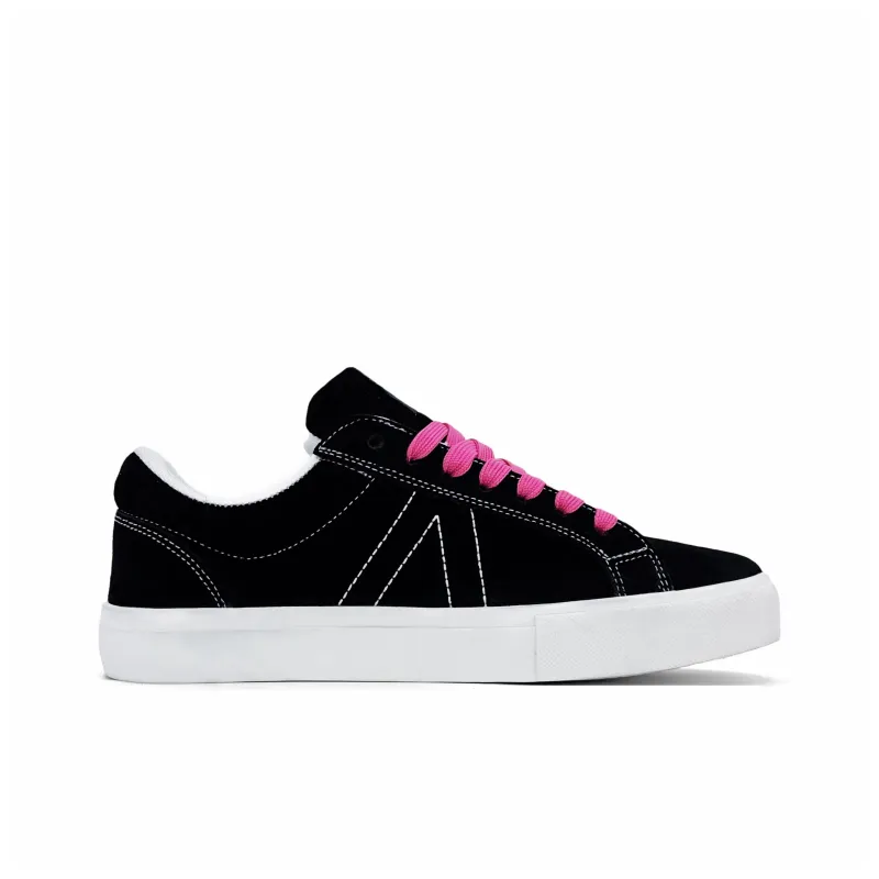 Circle Small Coverage Slip Resistant Cushioning Abrasion Resistant Low Top Skateboard Shoes Unisex Black Pink Green-8