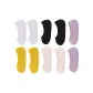 10 Pack (2 Purple+2 Yellow+2 Light Pink+2 White+2 Black)