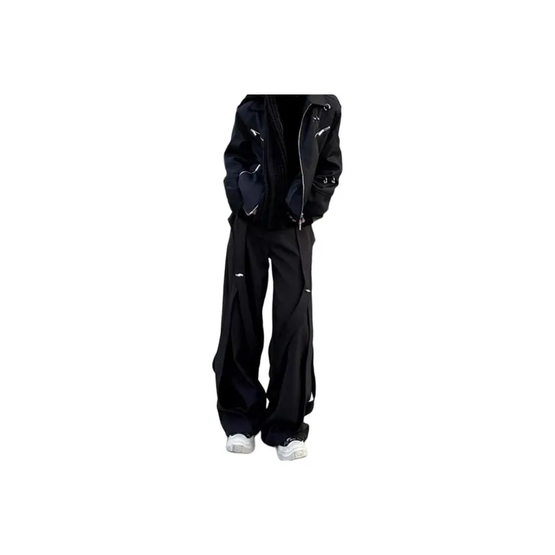 CORNILOT Casual Pants Unisex Black-0