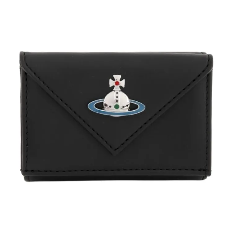 Vivienne Westwood Sheepskin Wallet Unisex Black-0