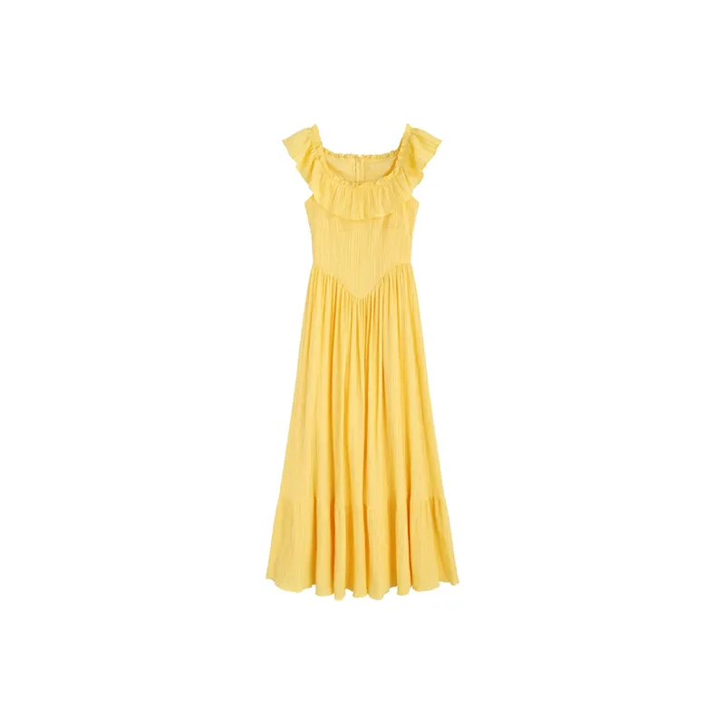 XIAOJUCHUANLI Short Sleeved Dress Women's-0