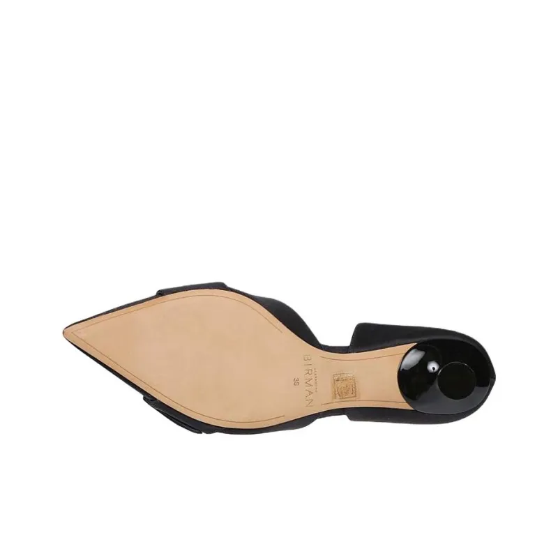 Alexandre Birman Madelina Flare 50mm Satin Pumps-5