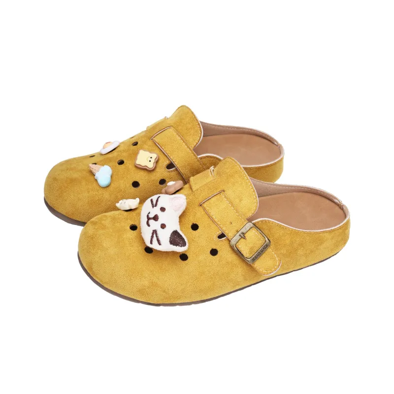 XMISTUO Quiet Abrasion Resistant Slip Resistant Closed Toe Slippers Women's-12