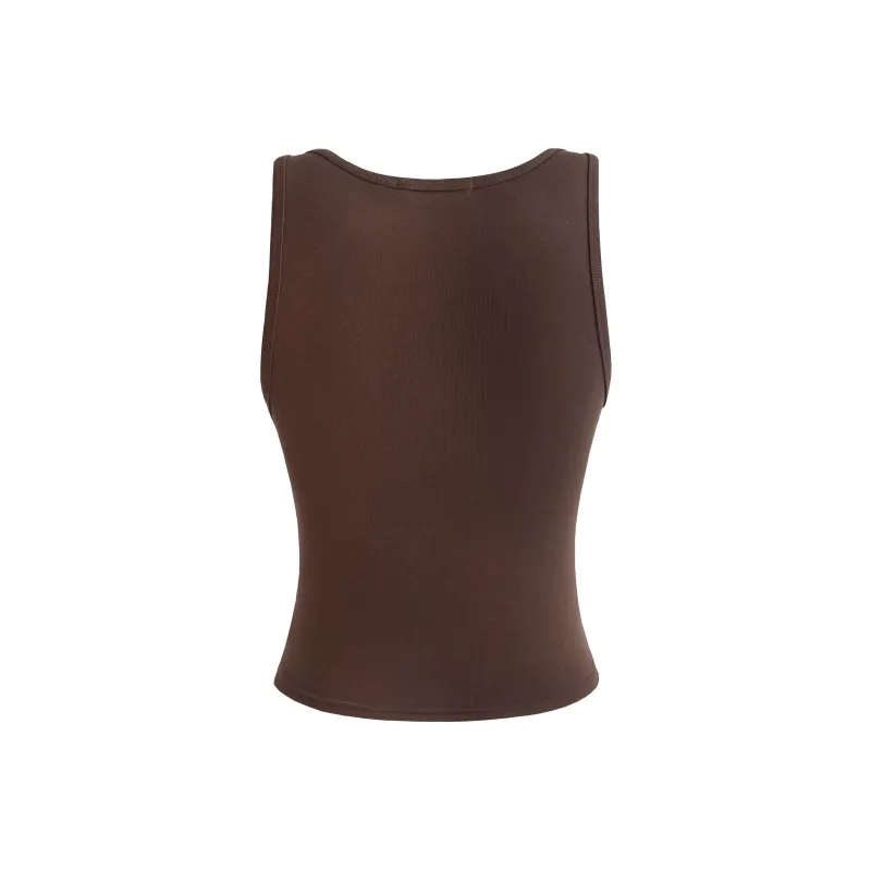 Unifree Tank Tops Women's Coffee Without Pads-1