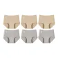 6 Pack (3 Beige Apricot+3 Minimalist Gray)