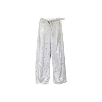 ABCMININ Casual Pants Women's White